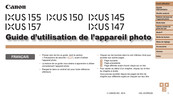 Canon IXUS 157 Guide D'utilisation