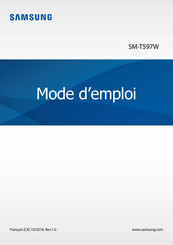 Samsung SM-T597W Mode D'emploi