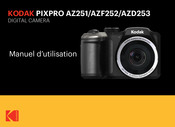Kodak PIXPRO /AZF252 Manuel D'utilisation
