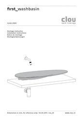 clou first_washbasin CL/02.27011 Notice De Montage