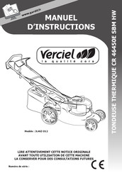 VERCIEL JL46Z-D12 Manuel D'instructions
