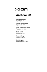 ION Archive LP Guide D'utilisation Rapide