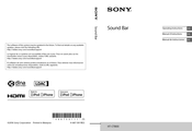 Sony HT-CT800 Manuel D'instructions