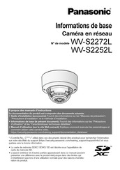 Panasonic WV-S2252L Informations De Base