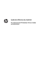 HP EliteDesk 705 G2 Guide De Référence