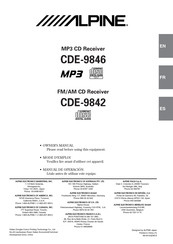 Alpine CDE-9846 Mode D'emploi