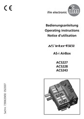 IFM Electronic AS-interface AC5243 Notice D'utilisation