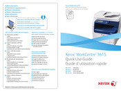 Xerox WorkCentre 3615 Guide D'utilisation Rapide