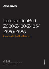 Lenovo IdeaPad Z485 Guide De L'utilisateur