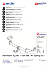 Westfalia Automotive 346103600001 Notice De Montage Et D'utilisation