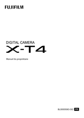 FujiFilm X-T4 Manuel Du Propriétaire