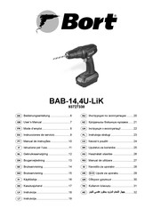 Bort BAB-14,4U-LiK Mode D'emploi