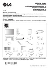 LG 55EJ5C Guide De Configuration Rapide