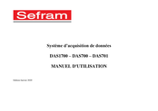 SEFRAM DAS701 Manuel D'utilisation