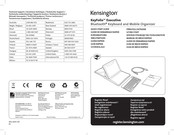 Kensington KeyFolio Executive Guide De Démarrage Rapide