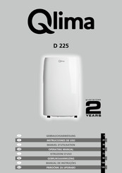 Qlima D 225 Manuel D'utilisation