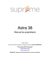 SUPREME Astra 38 Manuel Du Propriétaire