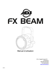 ADJ FX BEAM Manuel D'utilisation