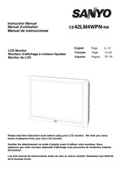 Sanyo CE42LM4WPN-NA Manuel D'utilisation