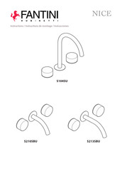 Fantini Rubinetti S104SU Instructions De Montage