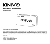 Kinivo 301BN Mode D'emploi