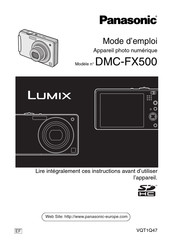 Panasonic LUMIX DMC-FX500 Mode D'emploi