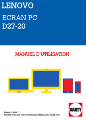 Lenovo D27-20 Guide De L'utilisateur