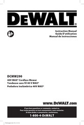 DeWalt DCMW290 Guide D'utilisation