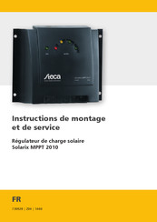 Steca Solarix MPPT 2010 Instructions De Montage Et De Service