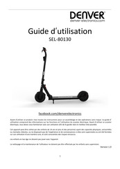 Denver SEL-80130 Guide D'utilisation