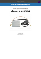 Nikrans MA-2000WF Guide D'installation