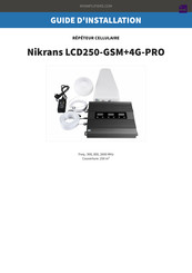 Nikrans LCD250-GSM+4G-PRO Guide D'installation