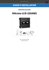 Nikrans LCD-250AWS Guide D'installation
