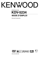 Kenwood KDV-5234 Mode D'emploi