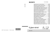 Sony Cyber-shot DSC-TX10 Mode D'emploi
