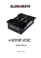 ALLEN & HEATH Xone:23C Mode D'emploi