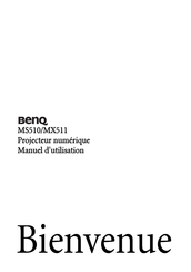 BenQ MX511 Manuel D'utilisation