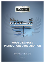 Falcon 1000 DELUXE Induction G5 Mode D'emploi & Instructions D'installation
