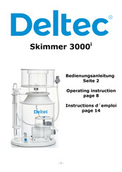 Deltec Skimmer 3000i Instructions D'emploi