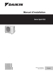 Daikin R32 ARXM25R5V1B Manuel D'installation