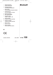 EINHELL BT-MG 135 Mode D'emploi