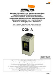 Cointra DONIA Manuel D'installation, D'utilisation Et D'entretien