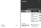 Sony BRAVIA KDL-20G3000 Mode D'emploi