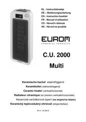 EUROM C.U. 2000 Multi Manuel D'utilisation