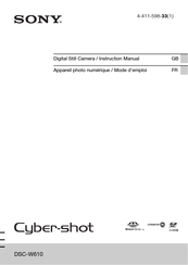 Sony Cyber-shot DSC-W610 Mode D'emploi