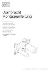 Dornbracht 35 006 970 90 Instructions De Montage