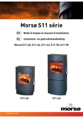 Morsø S11-42 Mode D'emploi Et Manuel D'installation