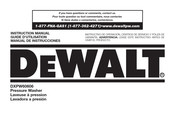 DeWalt DXPW60606 Guide D'utilisation
