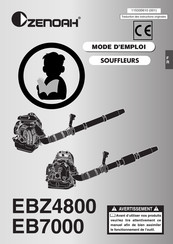 Zenoah EBZ4800 Mode D'emploi