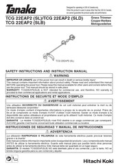 Tanaka TCG 22EAP2SLD Instructions De Sécurité Et Mode D'emploi
